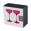 Reserve Nouveau European Crystal Coupes - Berry - Set of 2
