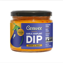  Garlic Eggplant Dip, Sauce, Spread, Plant Based, 12oz
