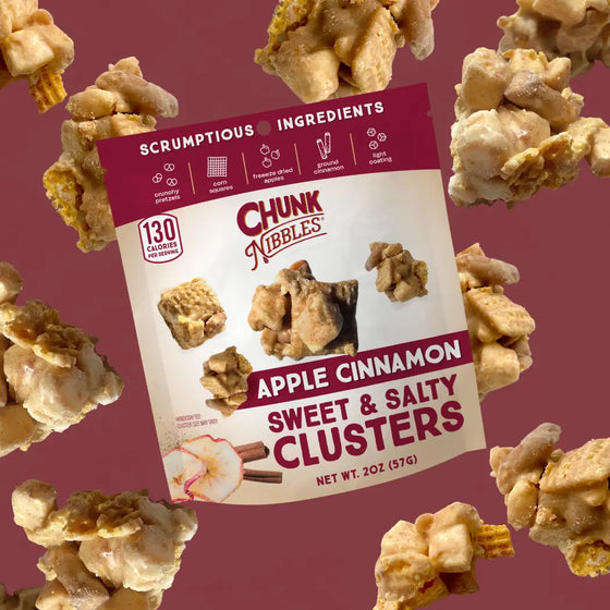 Apple Cinnamon Chunk Nibbles 2oz Snack Pack