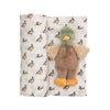 Mudpie - Mallard Swaddle & Rattle Set