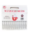 The 12 Cups of Christmas Cocoa Handle 12/cs