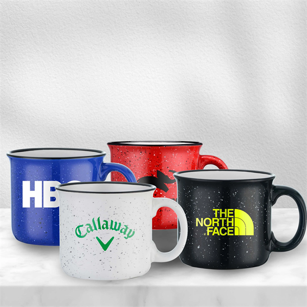15 Oz. Ceramic Campfire Mug - Custom  Cheers in a Box