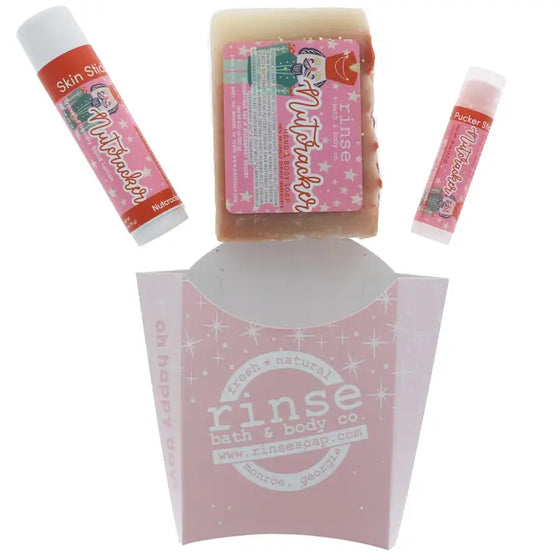 Rinse Bath Body Inc Nutcracker Holiday Fry Bundle