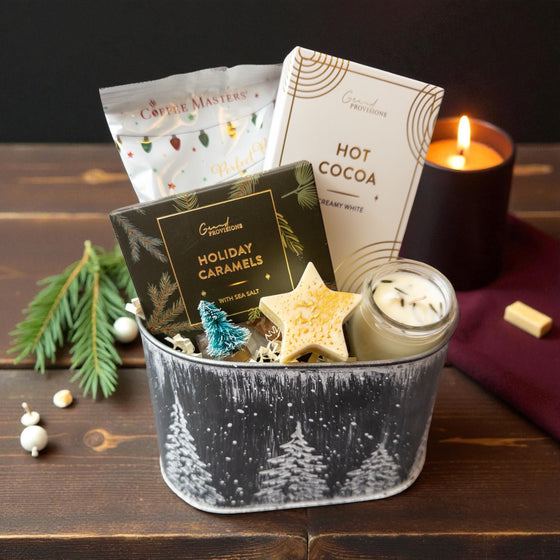 Snowy Tin with Treats