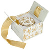 Gold Delft Trinket Dish with Lid
