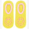 Living Royal Fuzzy Slipper Socks - Happy Face - Yellow