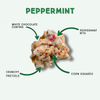 Holiday Peppermint Chunk Nibbles 2oz Snack Pack