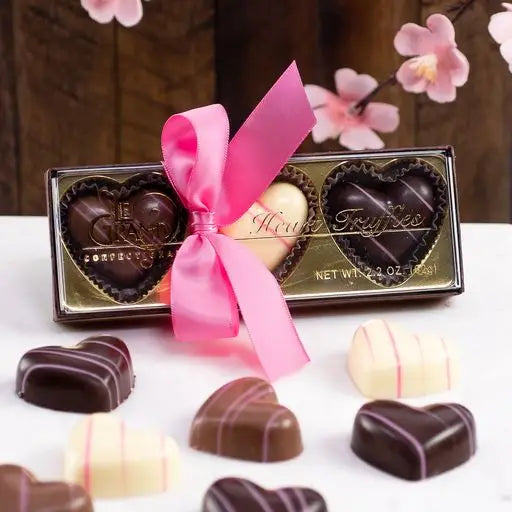 3-Piece Chocolate Hearts