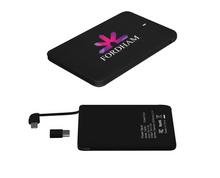  Slim 2500 MAH 3-In-1 Power Bank - Custom