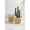 Wood Bead Hyacinth Basket- Large Size
