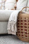 Terracotta & Cream Basket