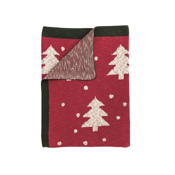 Holiday Knit Throw Blanket