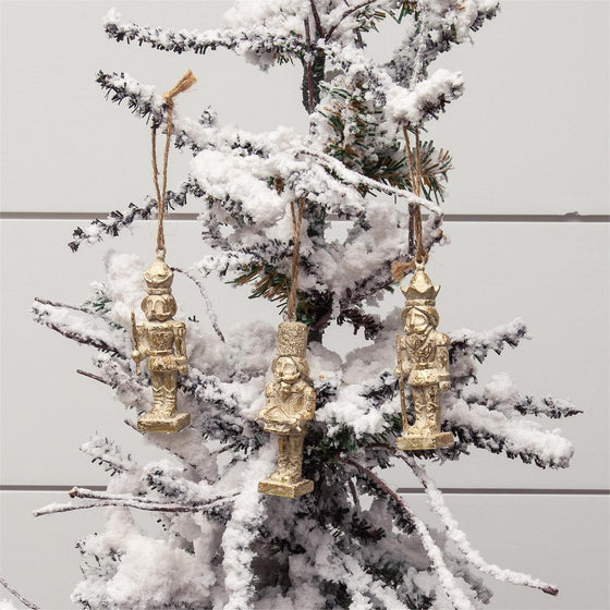Champagne Nutcrackers Ornament