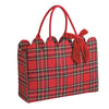 Tartan Scallop Tote