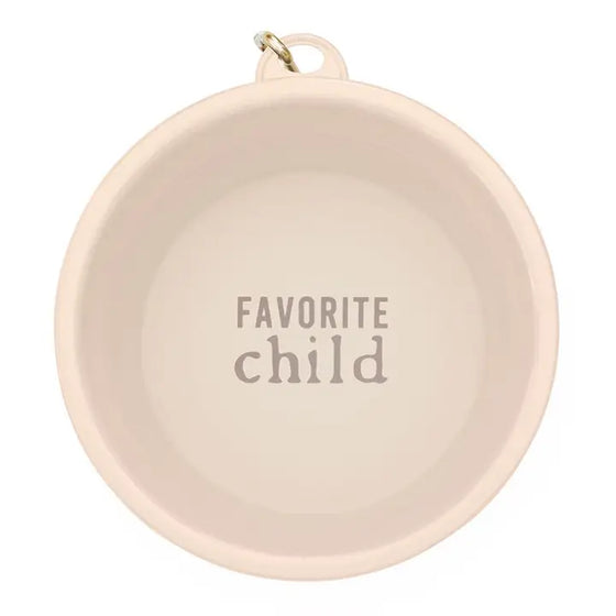 Large Collapsible Pet Bowl - Favorite Child