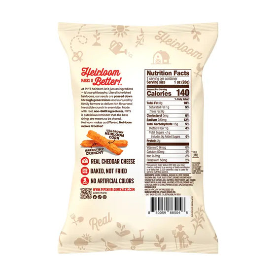 Pipcorn Fiery Cheddar Snack