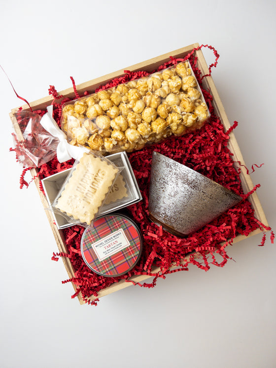Holiday Snacks with Silver Bowl Box