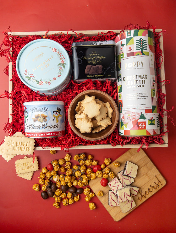 All of the holiday goodies box