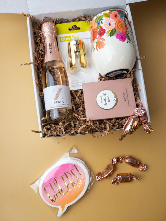 Pretty Little Cheers Box with Bubbly