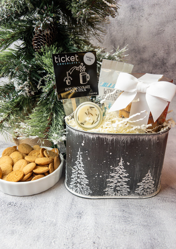 Snowy Tin & Treat Box