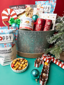  CHEERS to the Holidays Gourmet Snack Tub