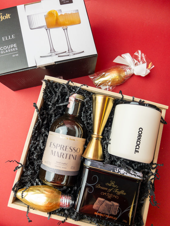 Espresso Martinis & Be Merry Box