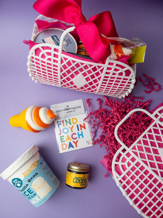 Ice Cream & Sentiment Jelly Tote