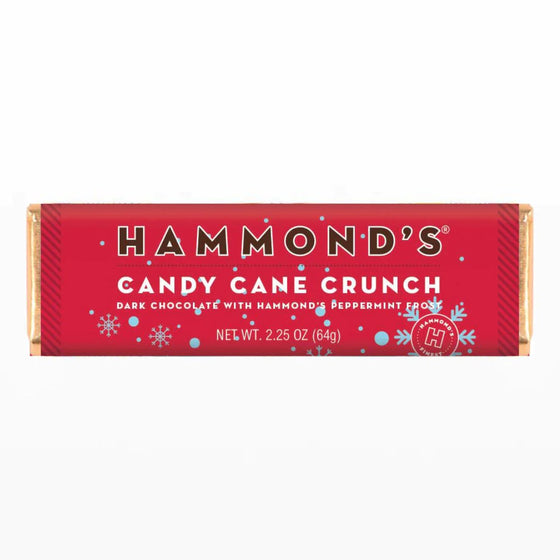 Candy Cane Crunch Chocolate Bar