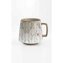  Aspen Trees with Cardinal Stoneware Mug