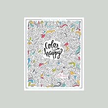  Color Happy: Adult Coloring Book