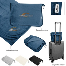  En Route rPET Travel Blanket with Trolley Pillow Pouch – Custom
