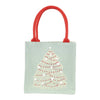 Small Christmas Canvas Reusable Gift Tote