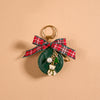 Travel Jewelry Case Bag Charm-Pine & Plaid