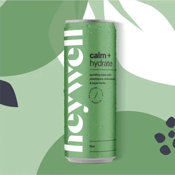 Heywell Calm + Hydrate Sparkling Lime 12 oz can