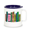 Bookshelf Stainless Steel Coffee Mug