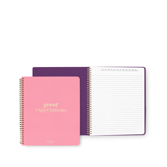 Great Expectations Large Spiral Notebook,