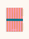 Cabana Stripes Harper Split-Spiral Notebook & Pen Set