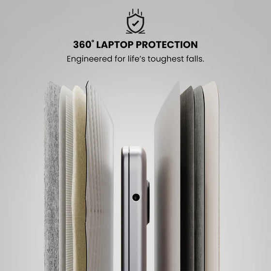 NEXA 4-in-1 Laptop Sleeve with Wireless Charging-15 & 16 inch