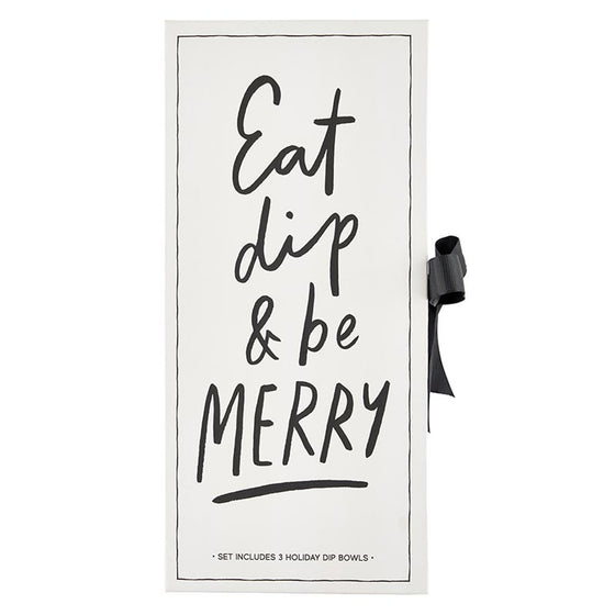 Eat, Dip & Be Merry Holiday Dip Bowl Gift