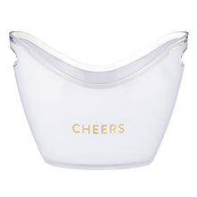  Cheers Acrylic Beverage Bucket