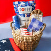 Red, White & Cozy Basket