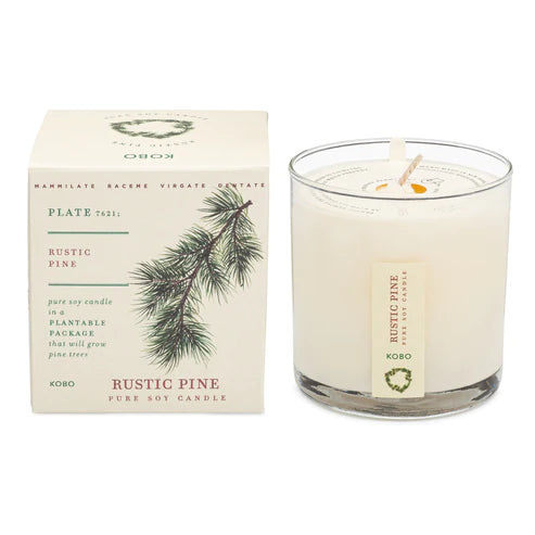Kobo Rustic Pine Plant the Box Candle