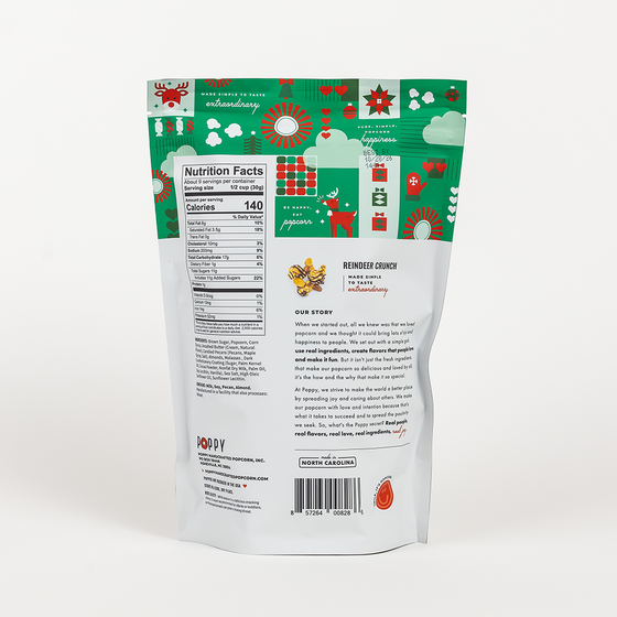 Poppy Handcrafted Popcorn Reindeer Crunch