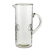 Hammered Glass CHEERS Pitcher