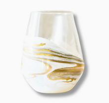  Resin Coated Gold Entertaining Glasses - Set of 4