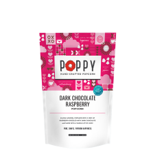 Poppy Dark Chocolate and Raspberry Popcorn