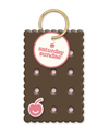 Strawberry Mini Ice Cream Sandwich Charm Note Cards