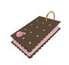 Strawberry Mini Ice Cream Sandwich Charm Note Cards