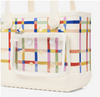 BITTY BOGG BAG Red/White Plaid