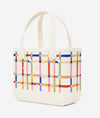 BITTY BOGG BAG Red/White Plaid